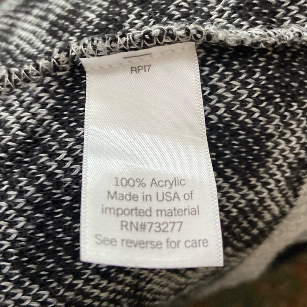 Nine West Gray Leopard Printed Duster-Dress Size XL