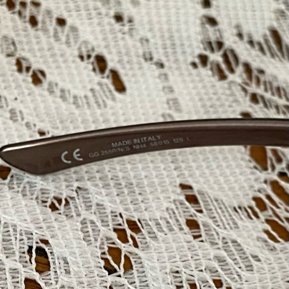 Gucci, Italy, Brown Wrap Sunglasses GG250 N/S NH4 58#25 125