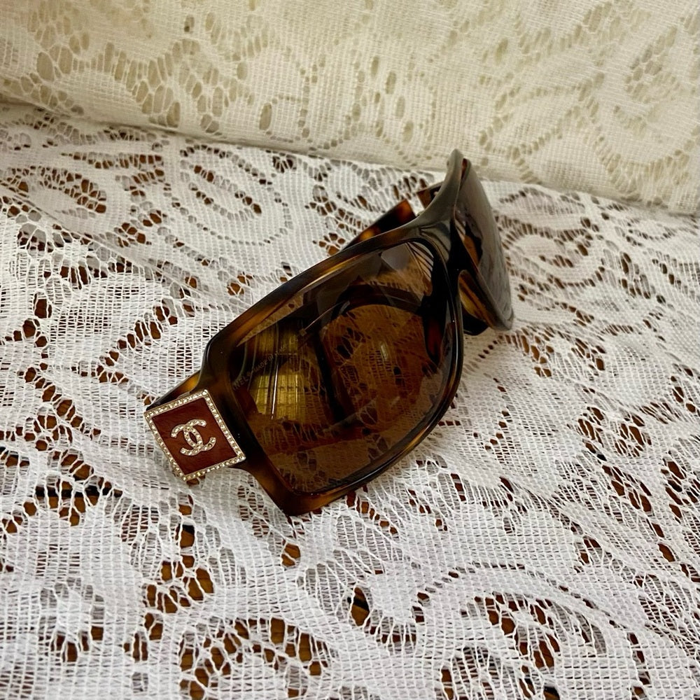 Chanel Sunglasses with Rhinestones 5081-B 66#13 115