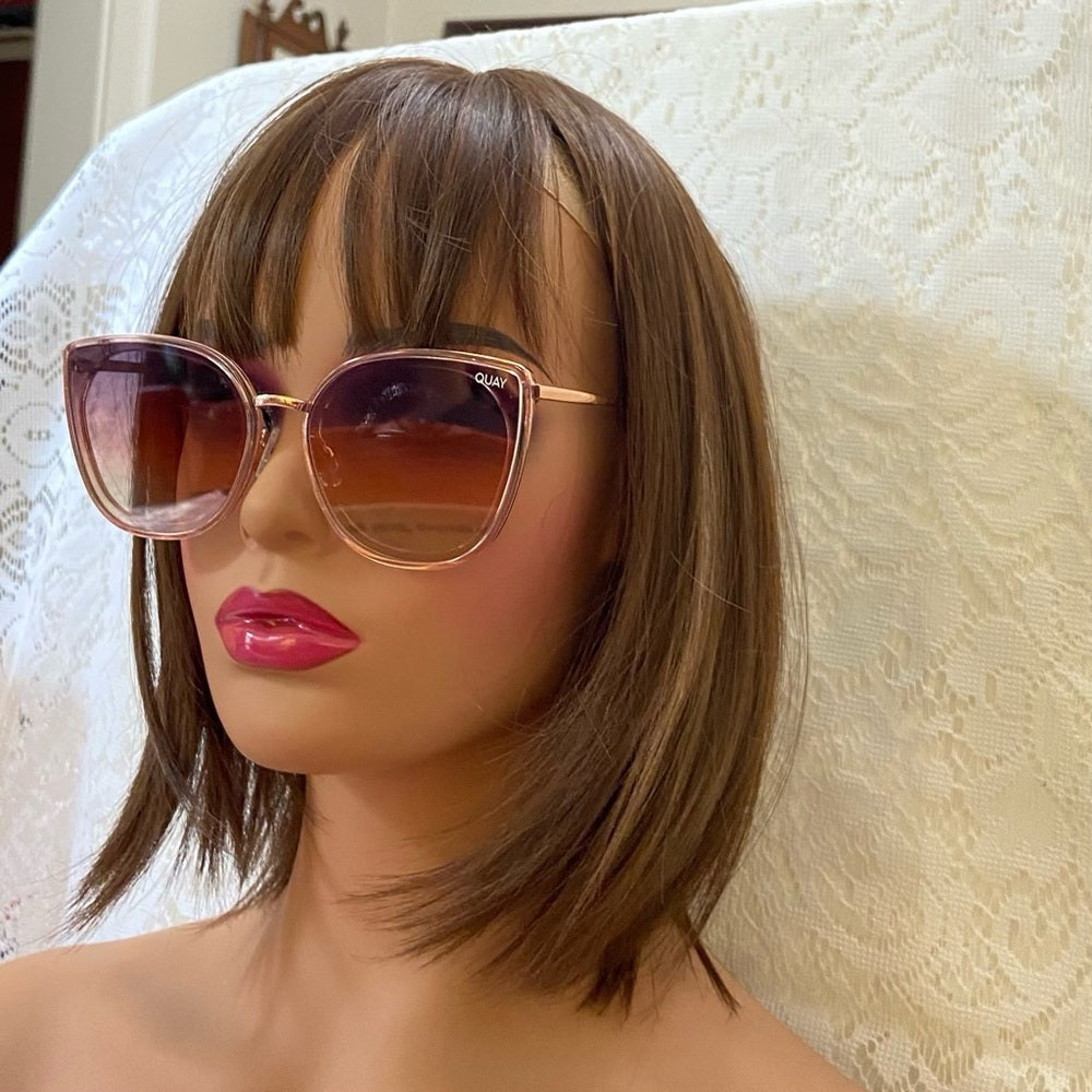Quay Australia Oversized Pink Sunglasses T812
