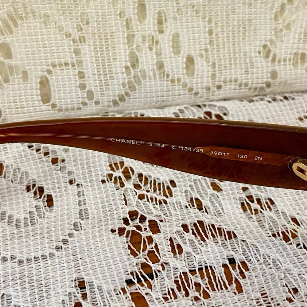 Chanel 5144 Brown Tortoise Sunglasses