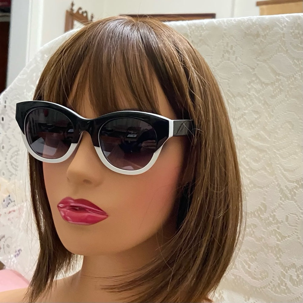 Wildfox Monroe Black and White Sunglasses with Original Case