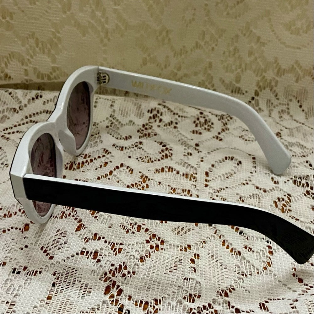 Wildfox Monroe Black and White Sunglasses with Original Case