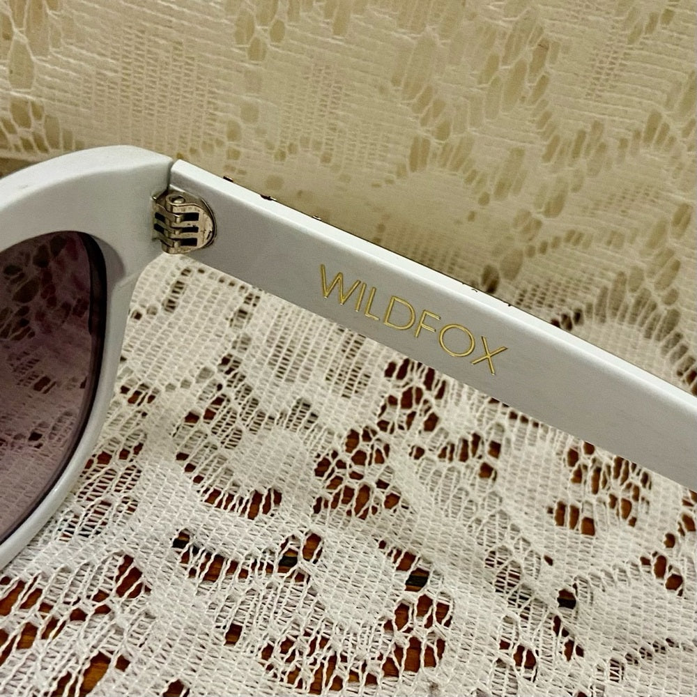 Wildfox Monroe Black and White Sunglasses with Original Case