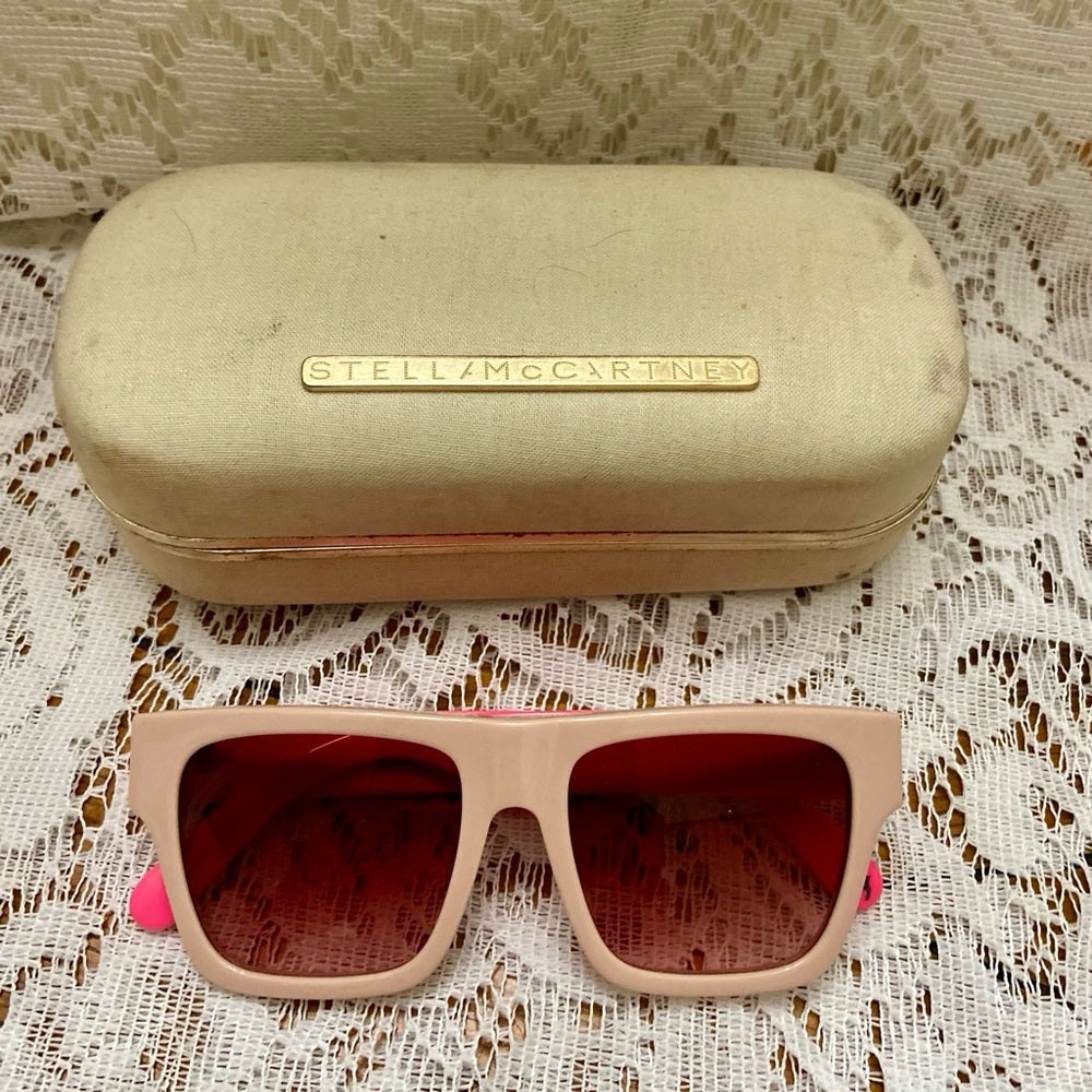 Stella McCartney Pink Sunglasses with Original Case