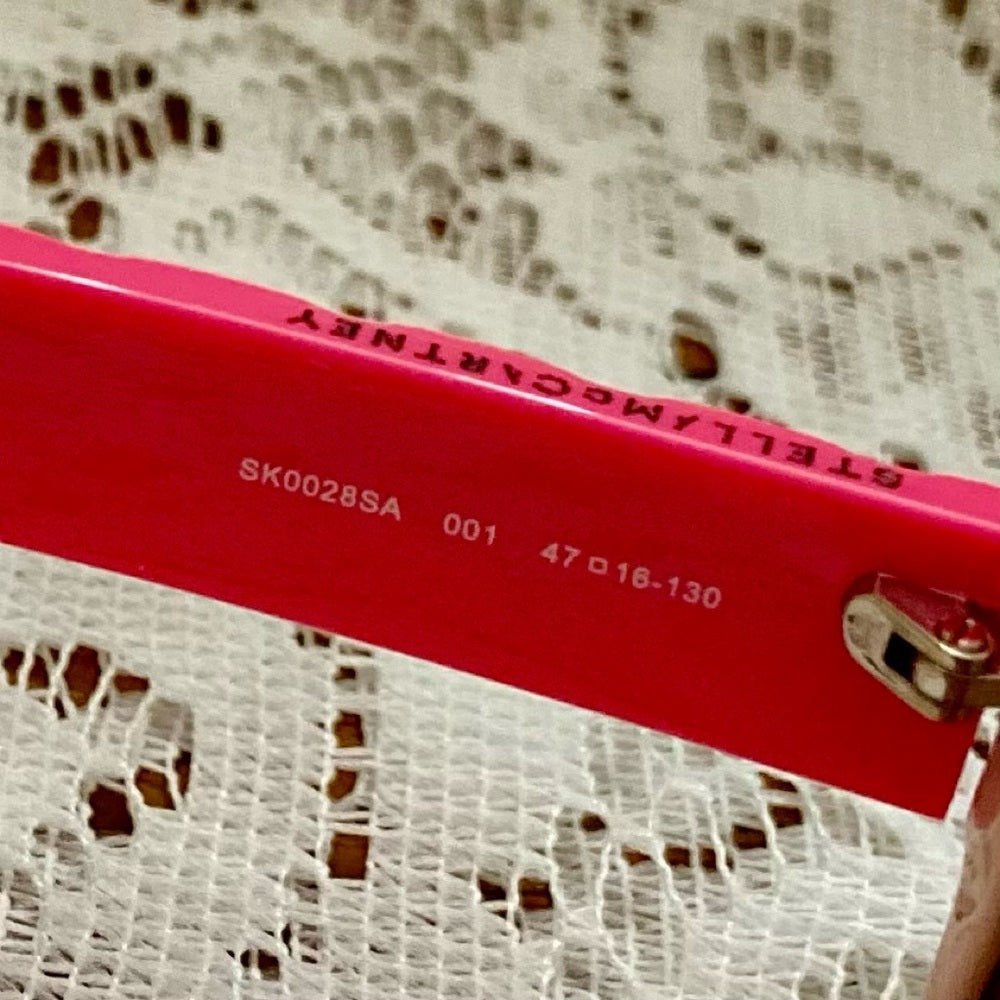 Stella McCartney Pink Sunglasses with Original Case