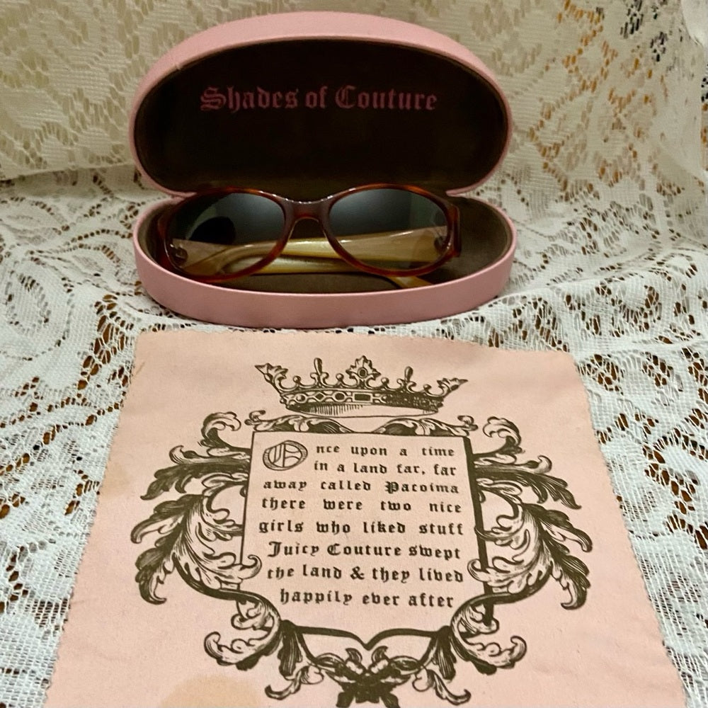 Vintage Juicy Couture, Park Avenue Brown Tortoise Sunglasses