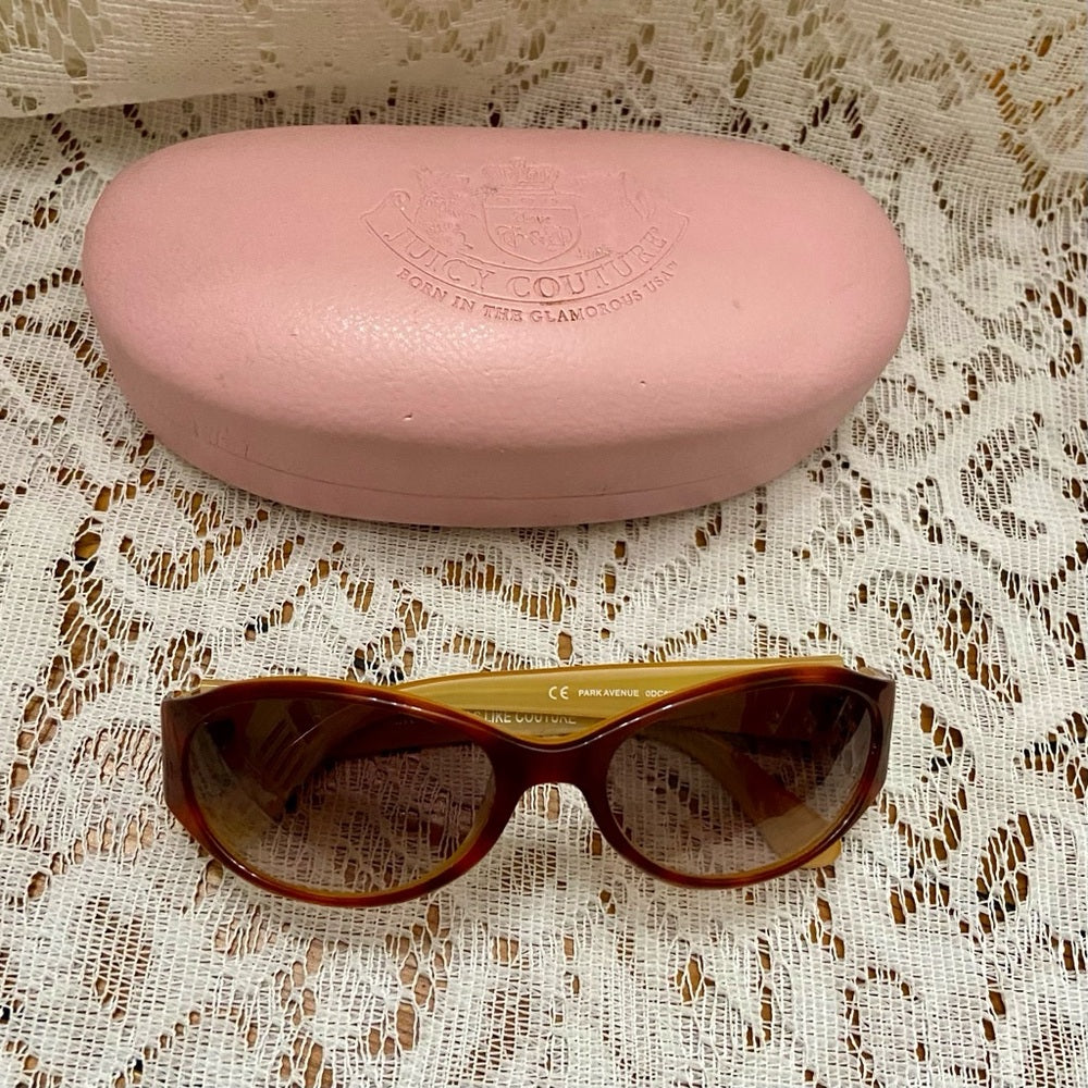 Vintage Juicy Couture, Park Avenue Brown Tortoise Sunglasses