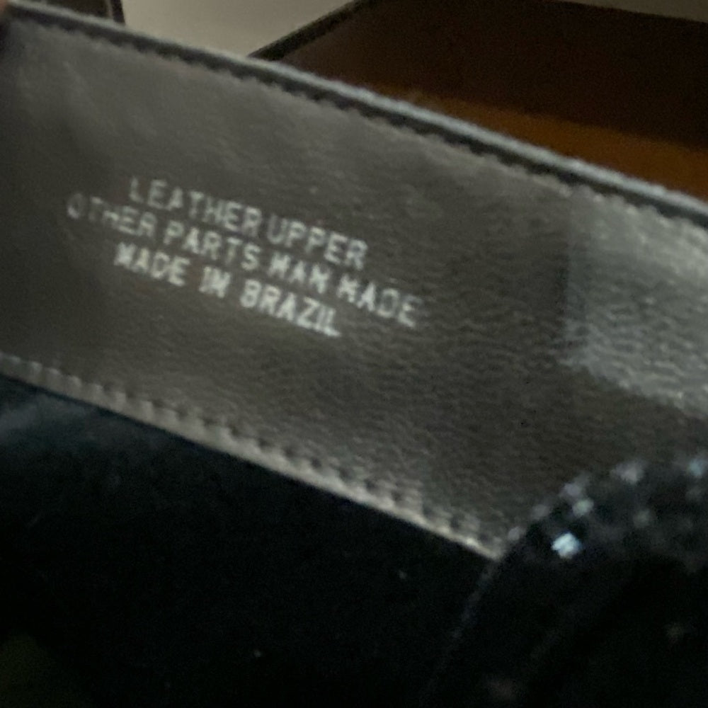 DKNY Black Leather Boots Size 9-10