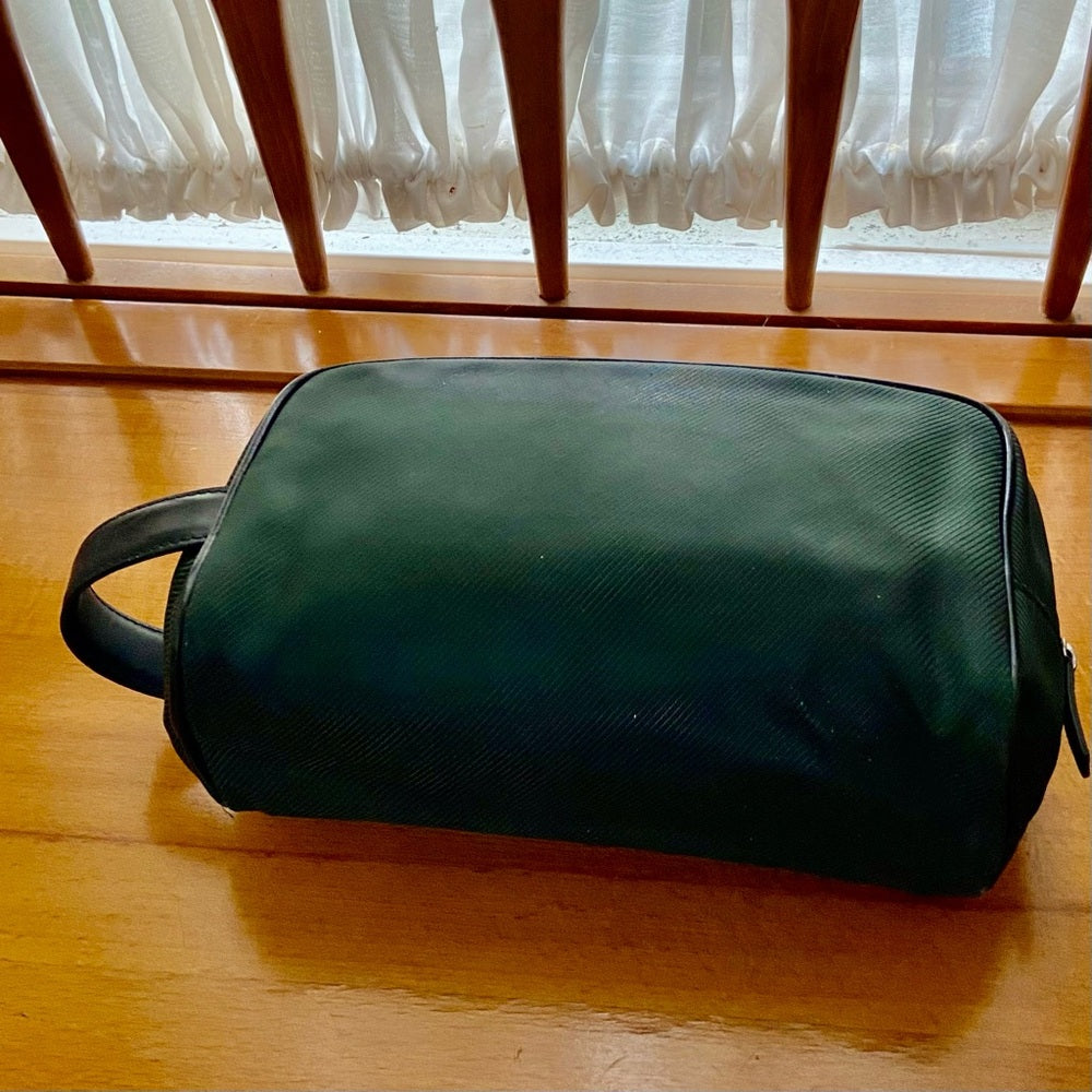 Louis Vuitton, Dark Green Canvas Mens Pouch-Clutch
