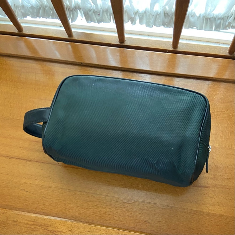 Louis Vuitton, Dark Green Canvas Mens Pouch-Clutch