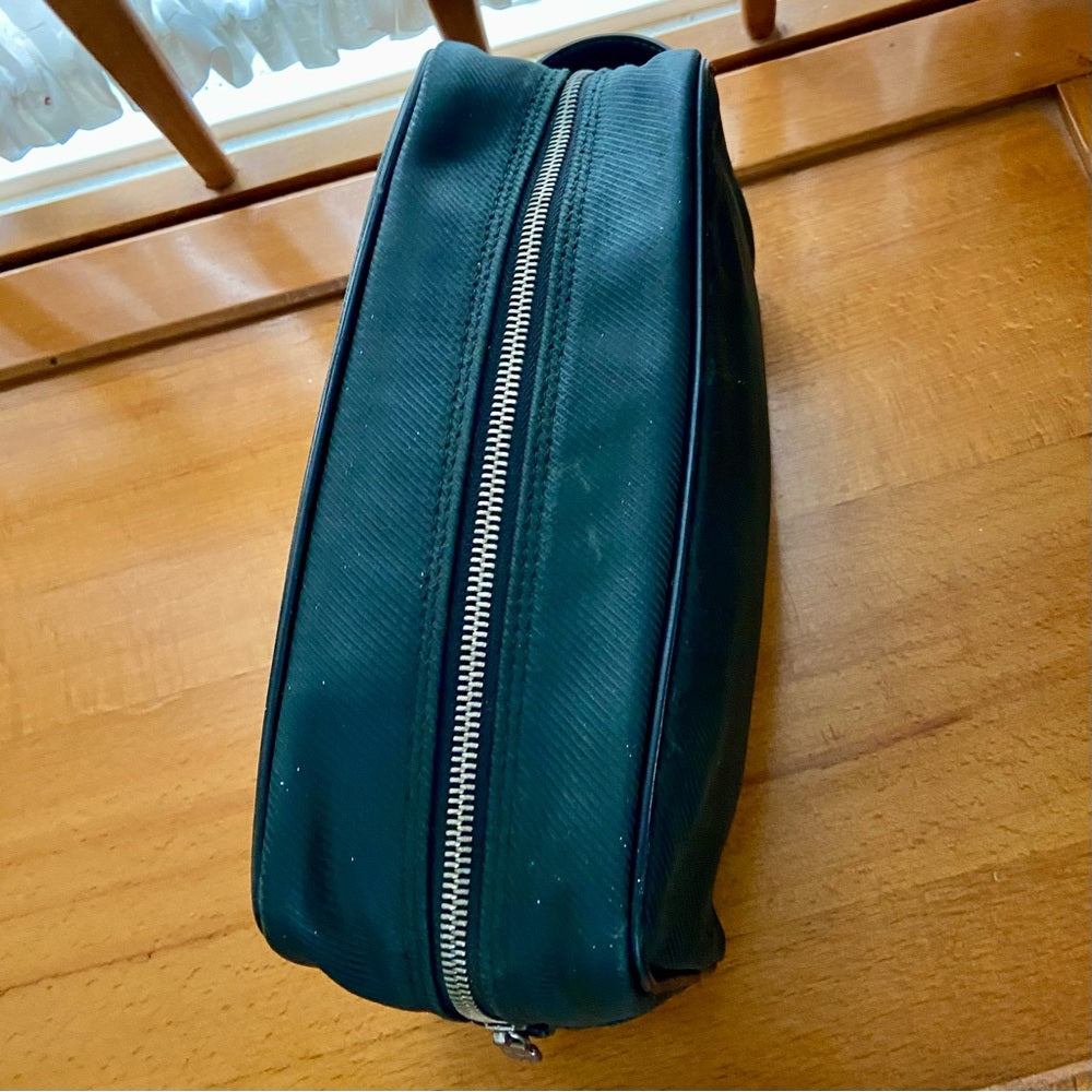 Louis Vuitton, Dark Green Canvas Mens Pouch-Clutch