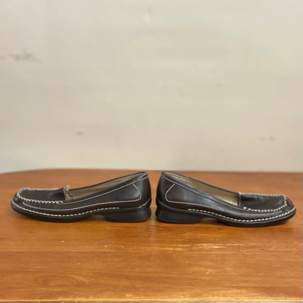 Dockers Brown Leather Flat Shoes Size 6M