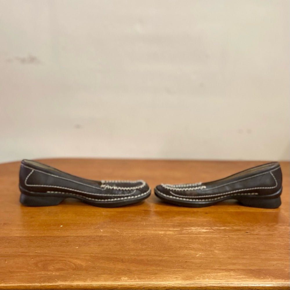 Dockers Brown Leather Flat Shoes Size 6M