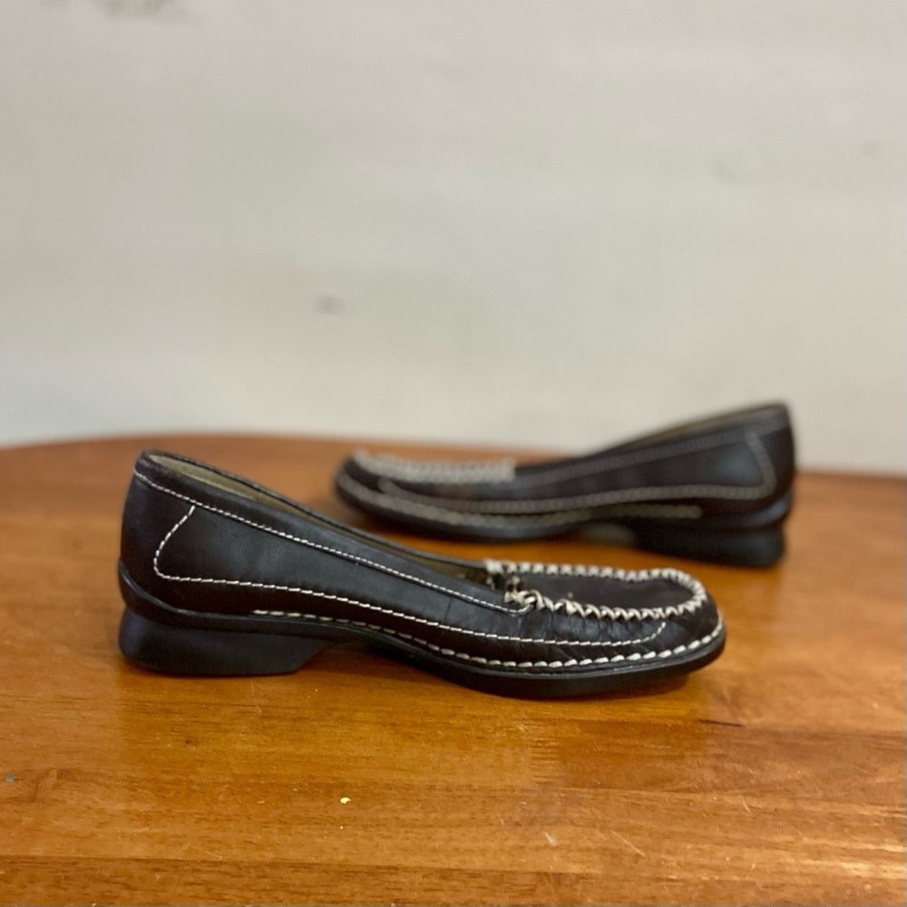 Dockers Brown Leather Flat Shoes Size 6M