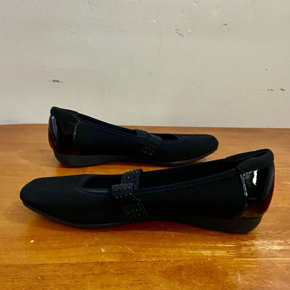 Anne Klein Sport- Mary Jane Black Slip-on or Loafer-Size 8