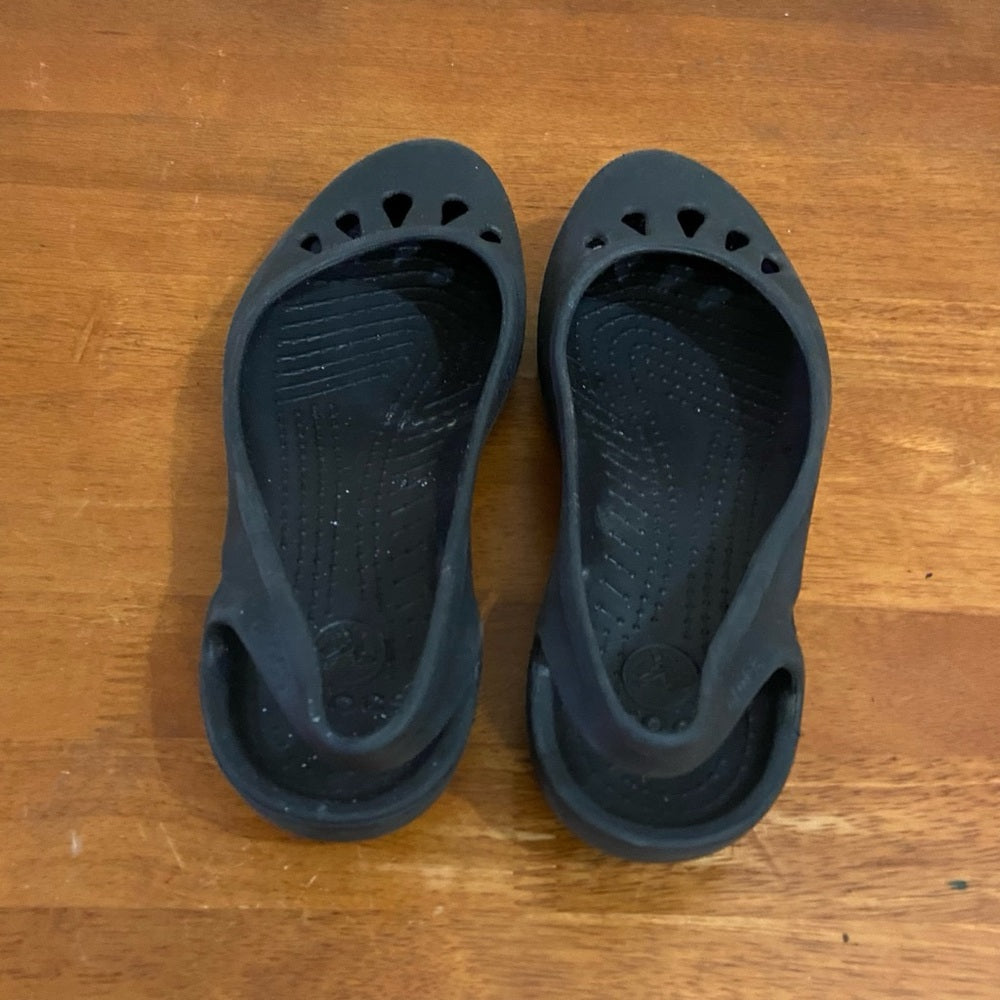 Crocs Black Shoes - Slip on - Loafer Size 9W