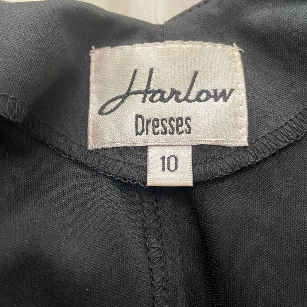 Vintage Harlow Red Lace Lined Dress Size 10