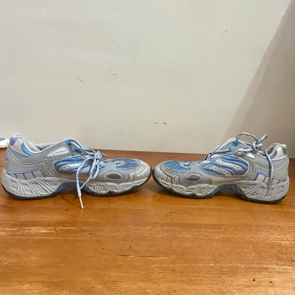 Starter Blue Gray Rubber Sneakers Size 8