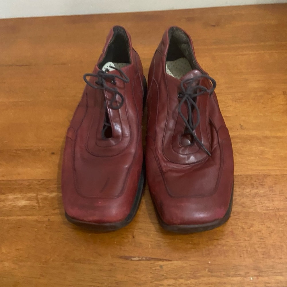 S. Oliver, Made in Italy, Burgundy Loafer- Shoes Size-39