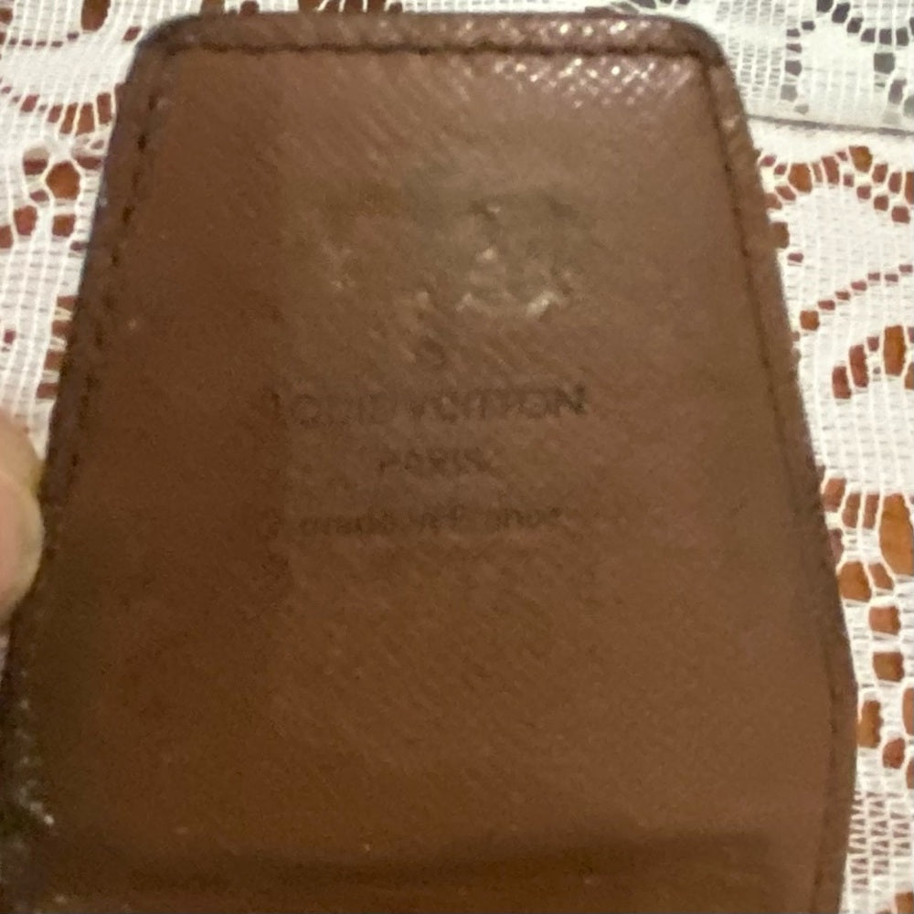 Vintage Louis Vuitton Brown Mono Cigarrete Case, Eye Glass, Cell Phone Case