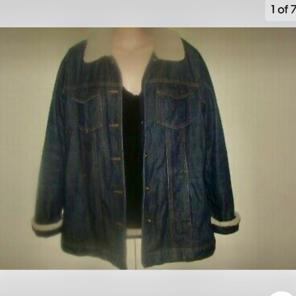 Fabulous, Gap Denim-Fleece Jacket (M-L)