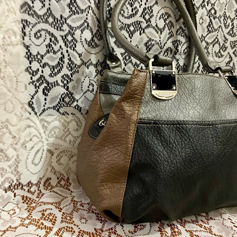 Rossetti Tri-color 2-Way Handbag Shoulder Bag 9in x 8.5in x 4in