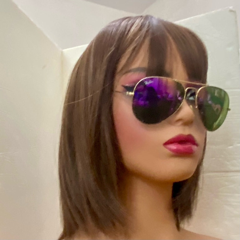 Ray-Ban. Iridescent Purple-Green Sunglasses
