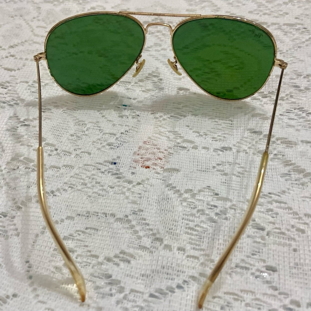 Ray-Ban. Iridescent Purple-Green Sunglasses