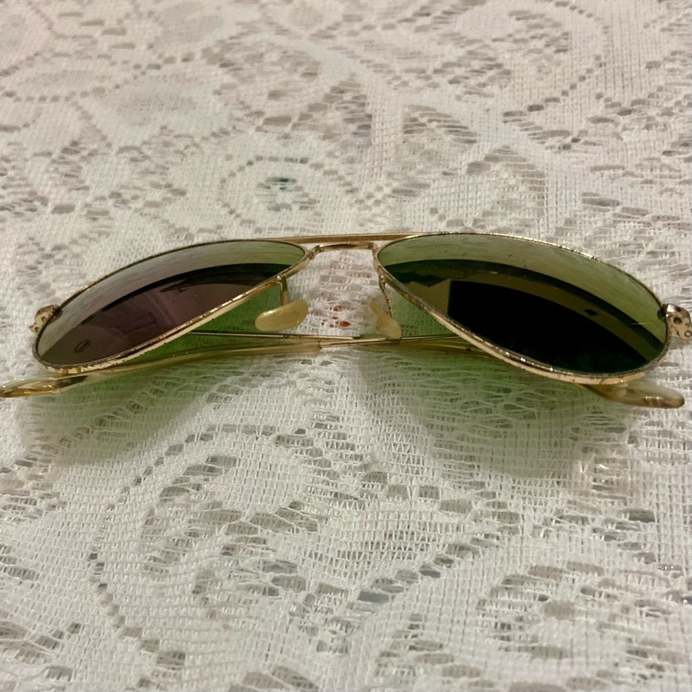 Ray-Ban. Iridescent Purple-Green Sunglasses