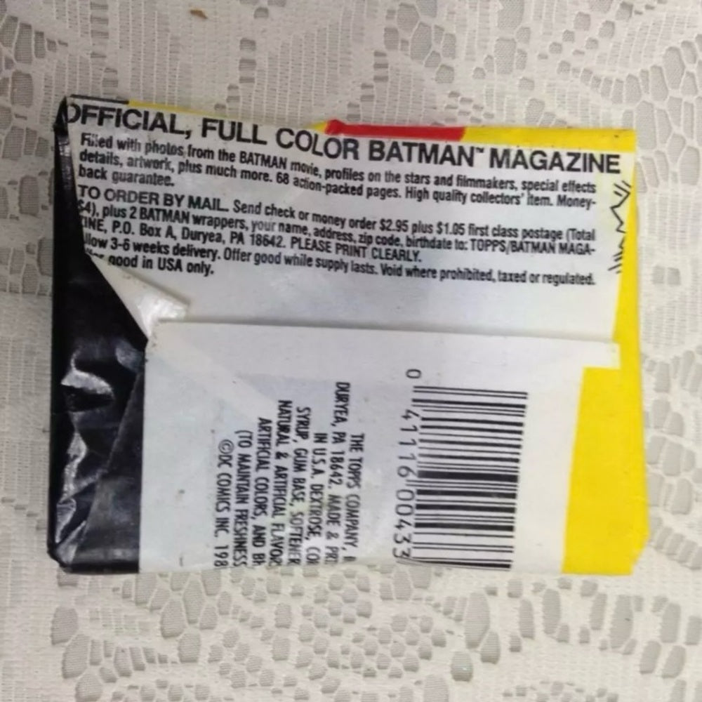 Vintage 1980s DC Comics 1pack- 10 Cards Batman -Joker Cards