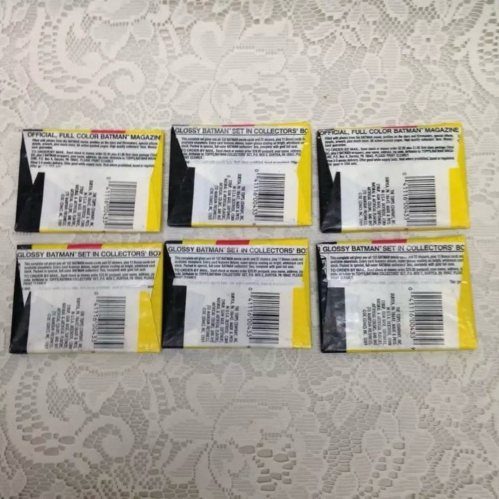 Vintage 1980s DC Comics 1pack- 10 Cards Batman -Joker Cards