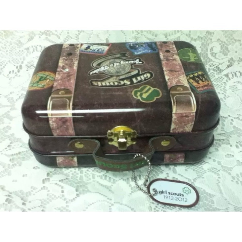 Girl Scout- USA, 1912-2012, Centennial Issue 7.5in x 5.5in x 3.5in Tin Lunch Box