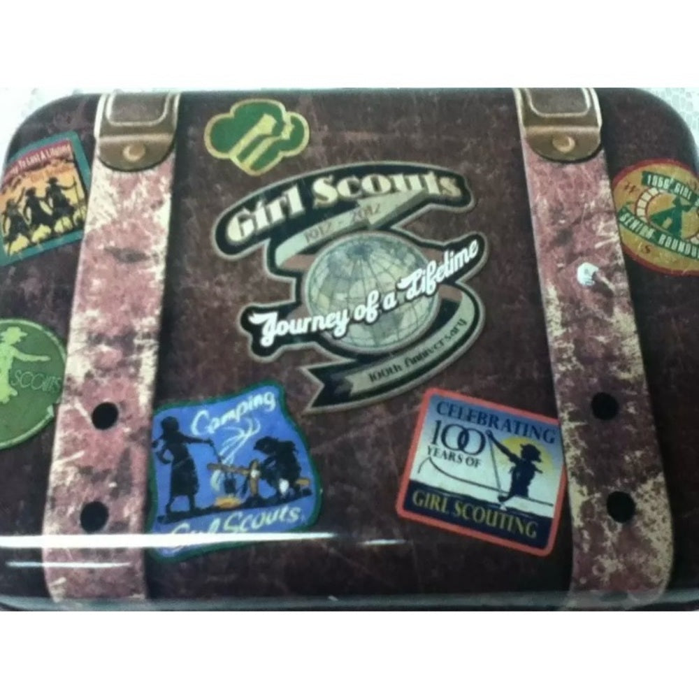 Girl Scout- USA, 1912-2012, Centennial Issue 7.5in x 5.5in x 3.5in Tin Lunch Box
