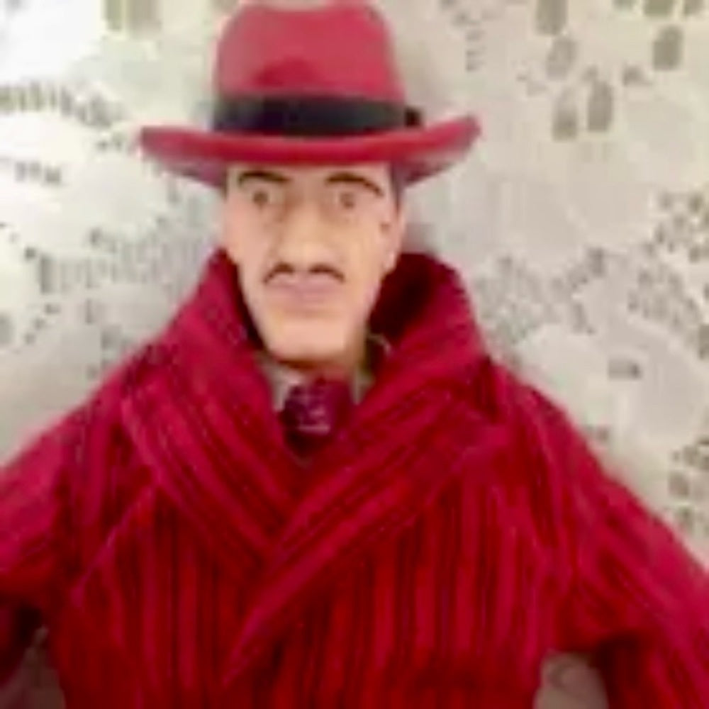 Disney, Applause, 10inch Big Boy Al Pacino Figure Doll in Red Suit