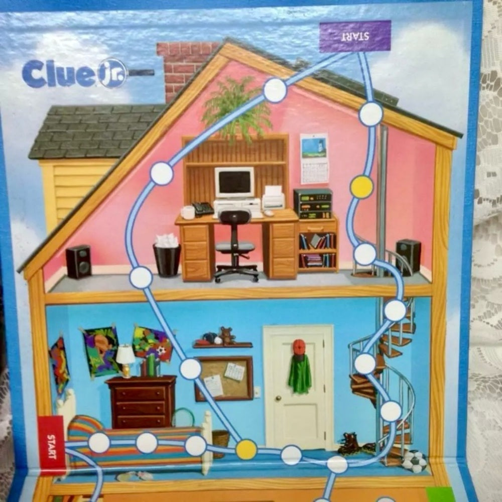 Parker Bros. -Hasbro, Clue Jr. Boardgame- The Case of the Hidden Toys