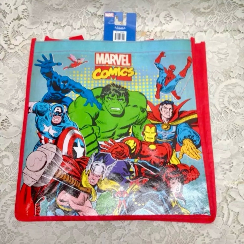 2-pc Star Wars and Marvel Comics Hulk Toy Bags 13in x 13in