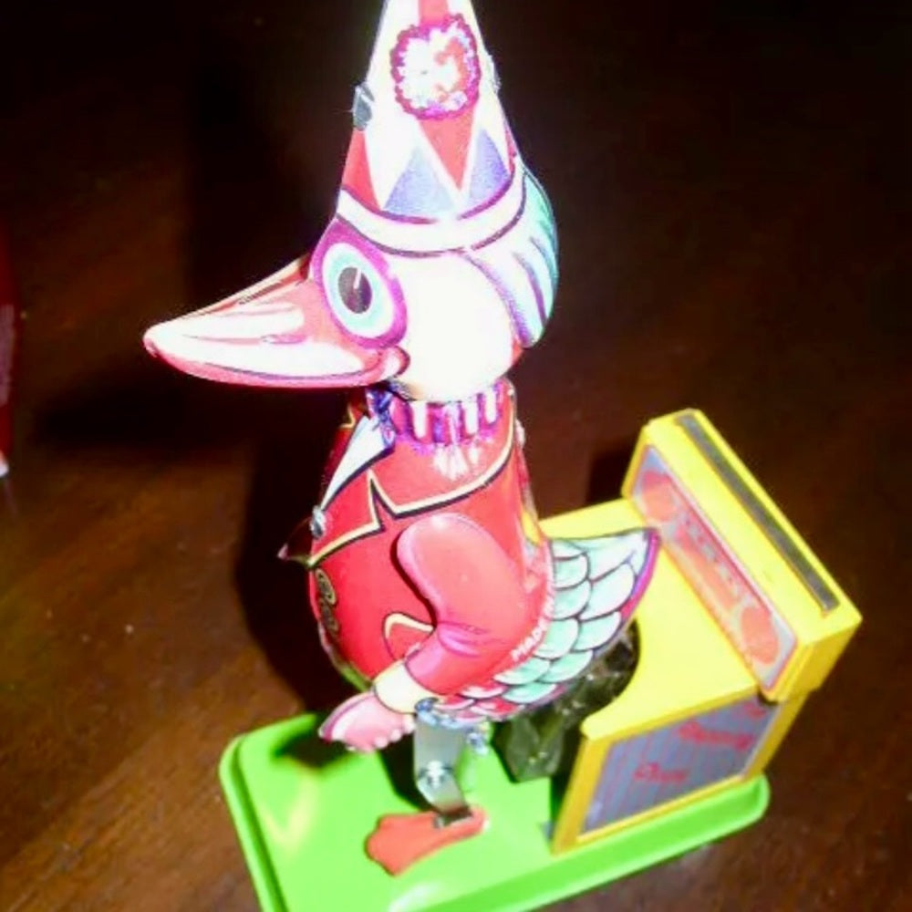 Wind up Rapping Duck JMT 56 Collector Series in Orig. Box
