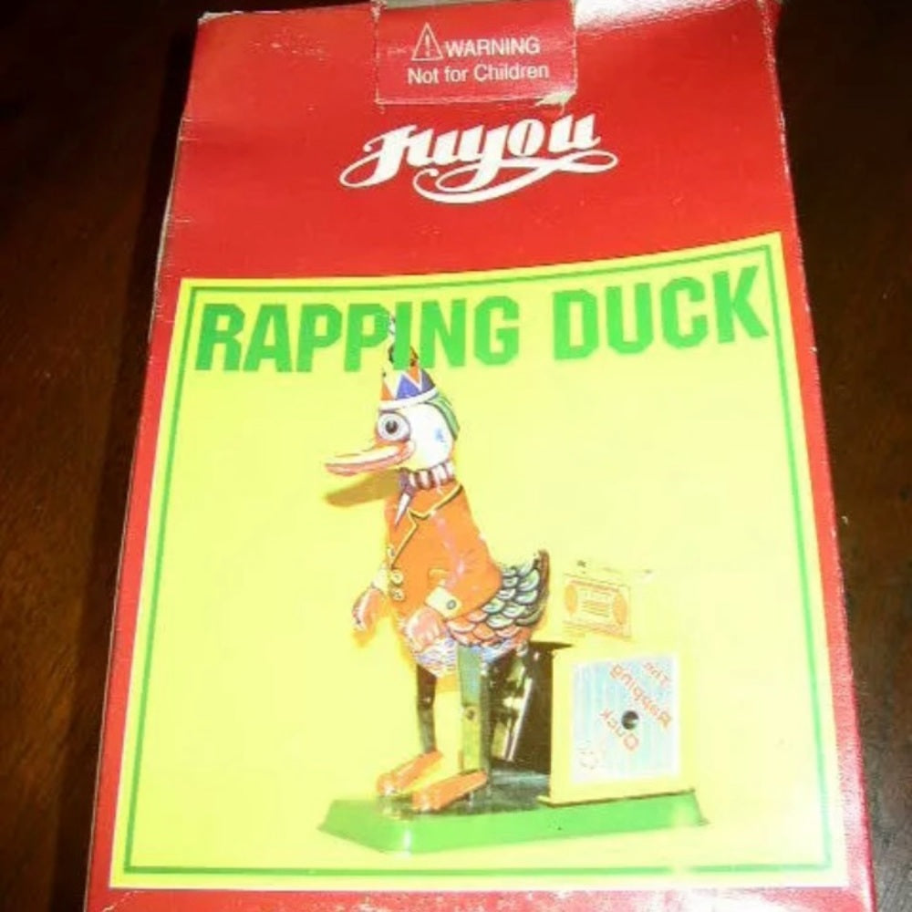 Wind up Rapping Duck JMT 56 Collector Series in Orig. Box