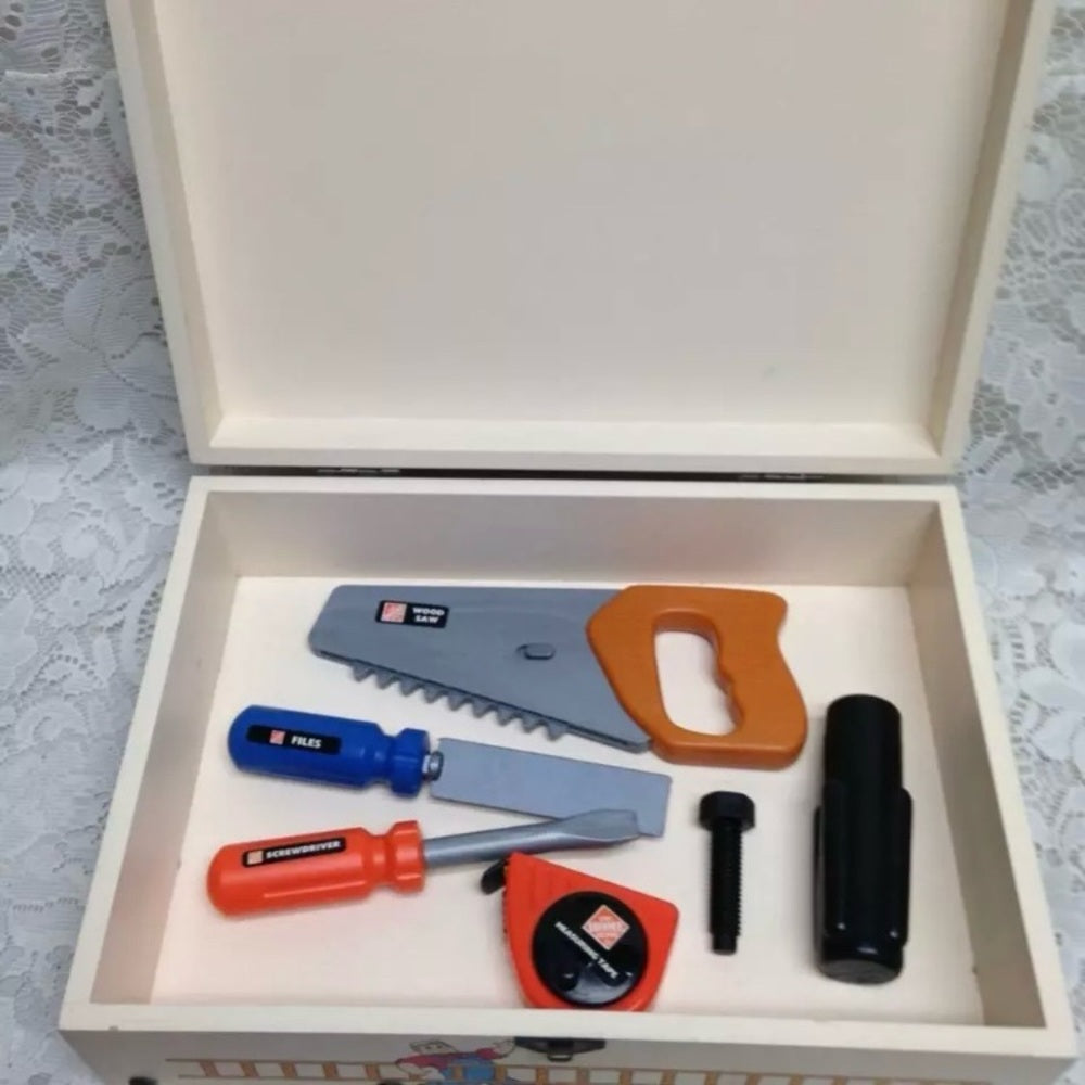 Fix It Jrs. Project Tool Box with Tools 12in x 8.5in x 3.75in