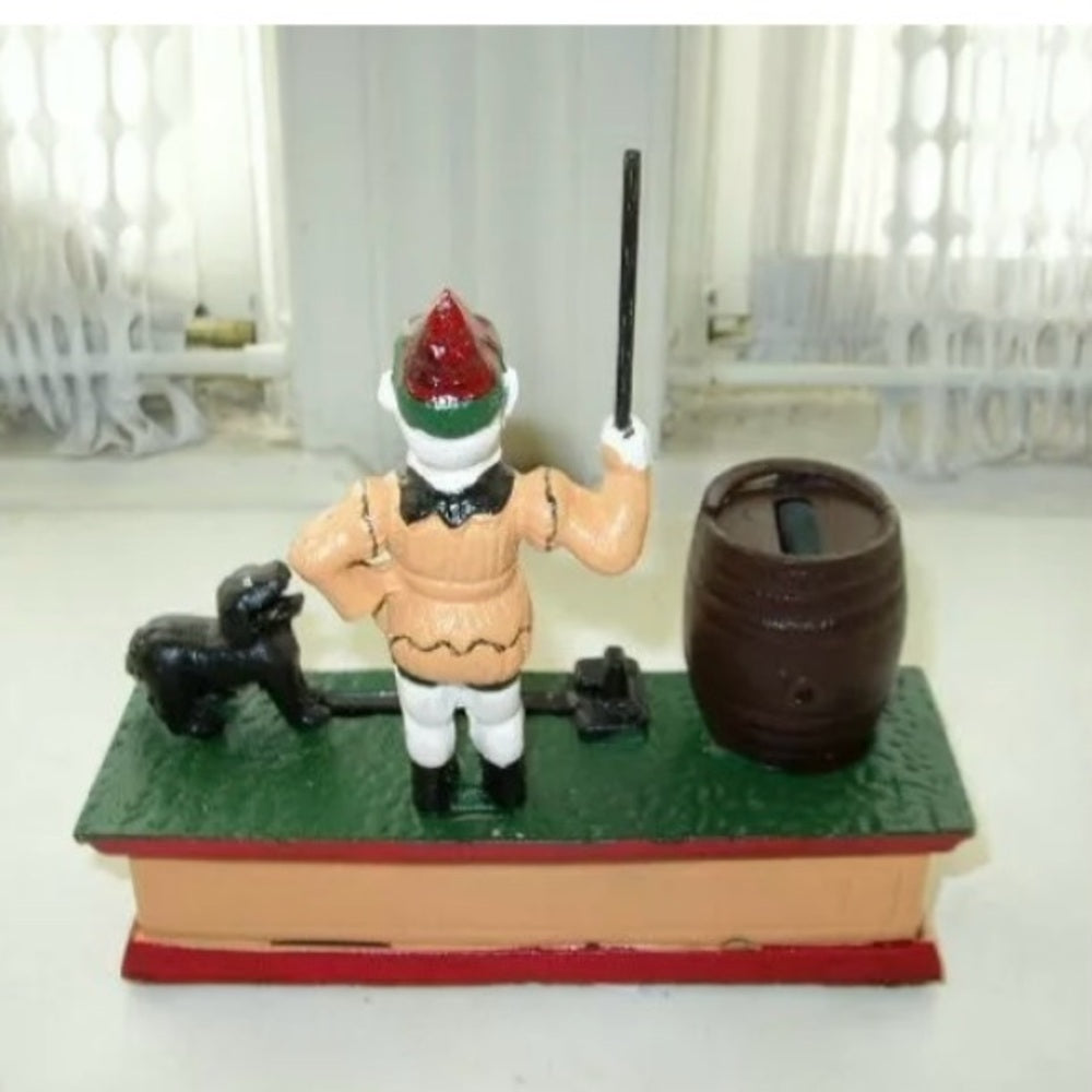 Wonderful, Trick Dog Cast Iron Mechanical Bank