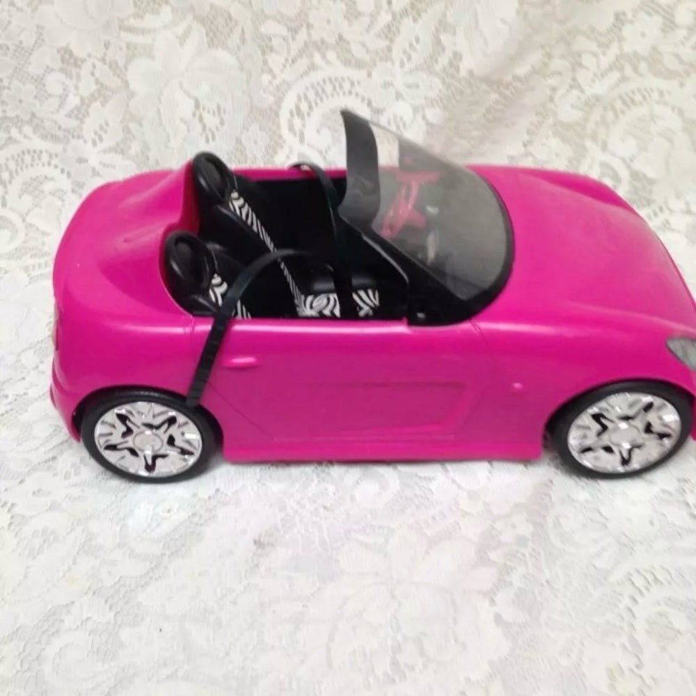 Barbie Doll Hot Pink Car 13in x 7in x 6in