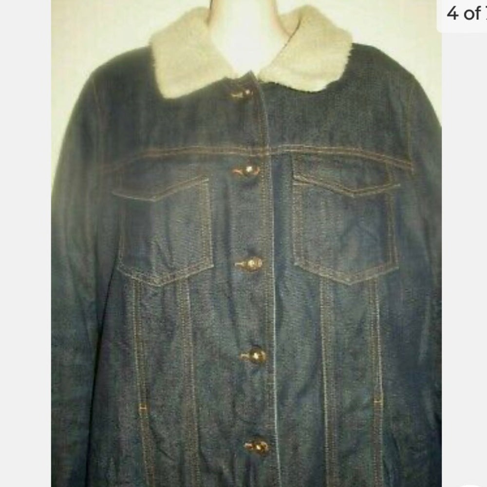 Fabulous, Gap Denim-Fleece Jacket (M-L)