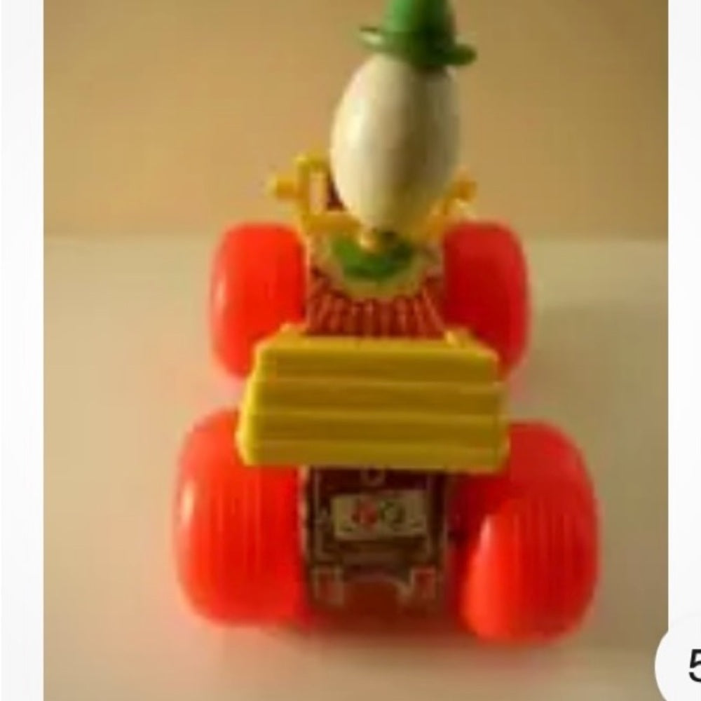 1965 Fisher Price Jalopy Pull Toy No. 724, Patent Pending
