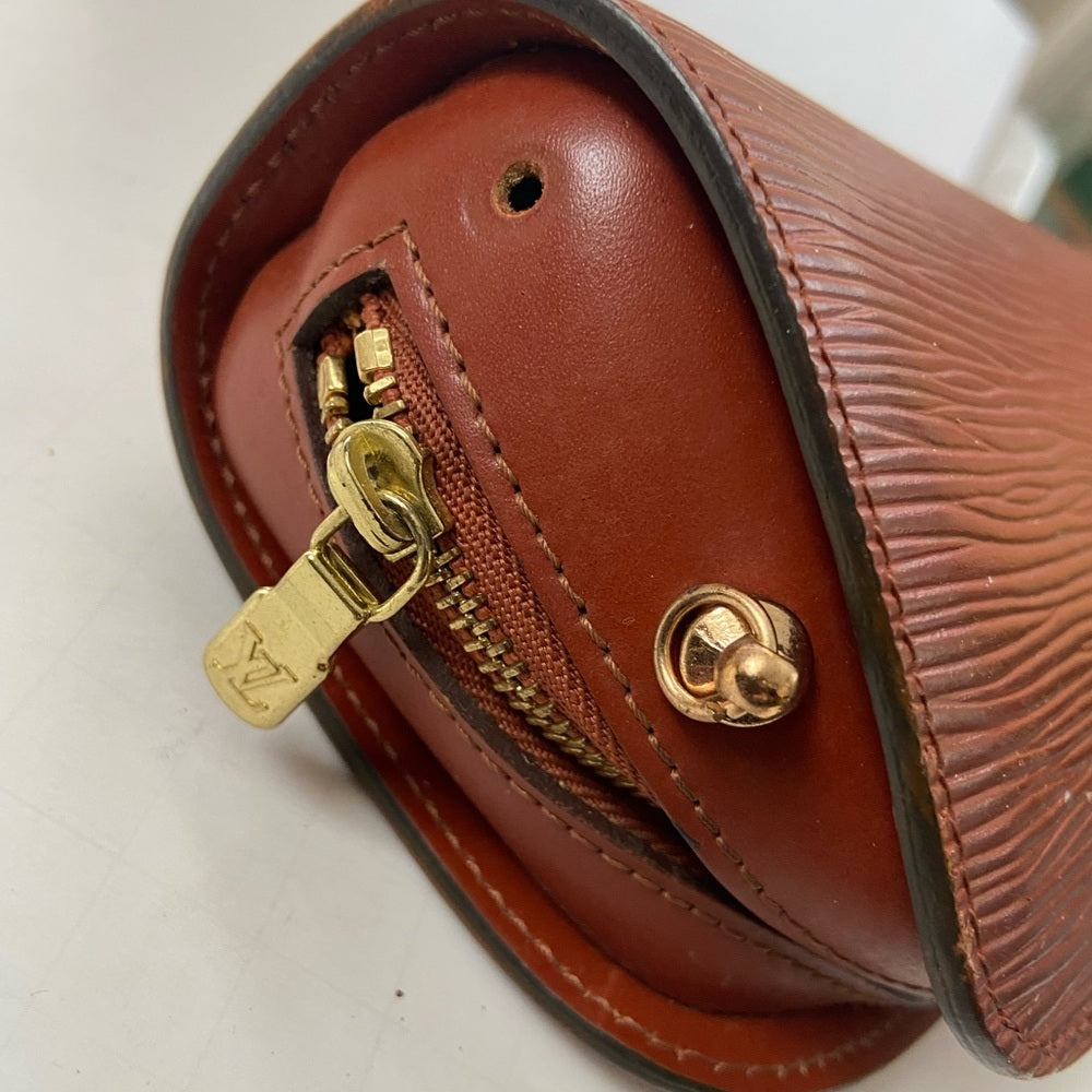 Louis Vuitton Brown Epi Leather Cosmetic Pouch-Crossbody