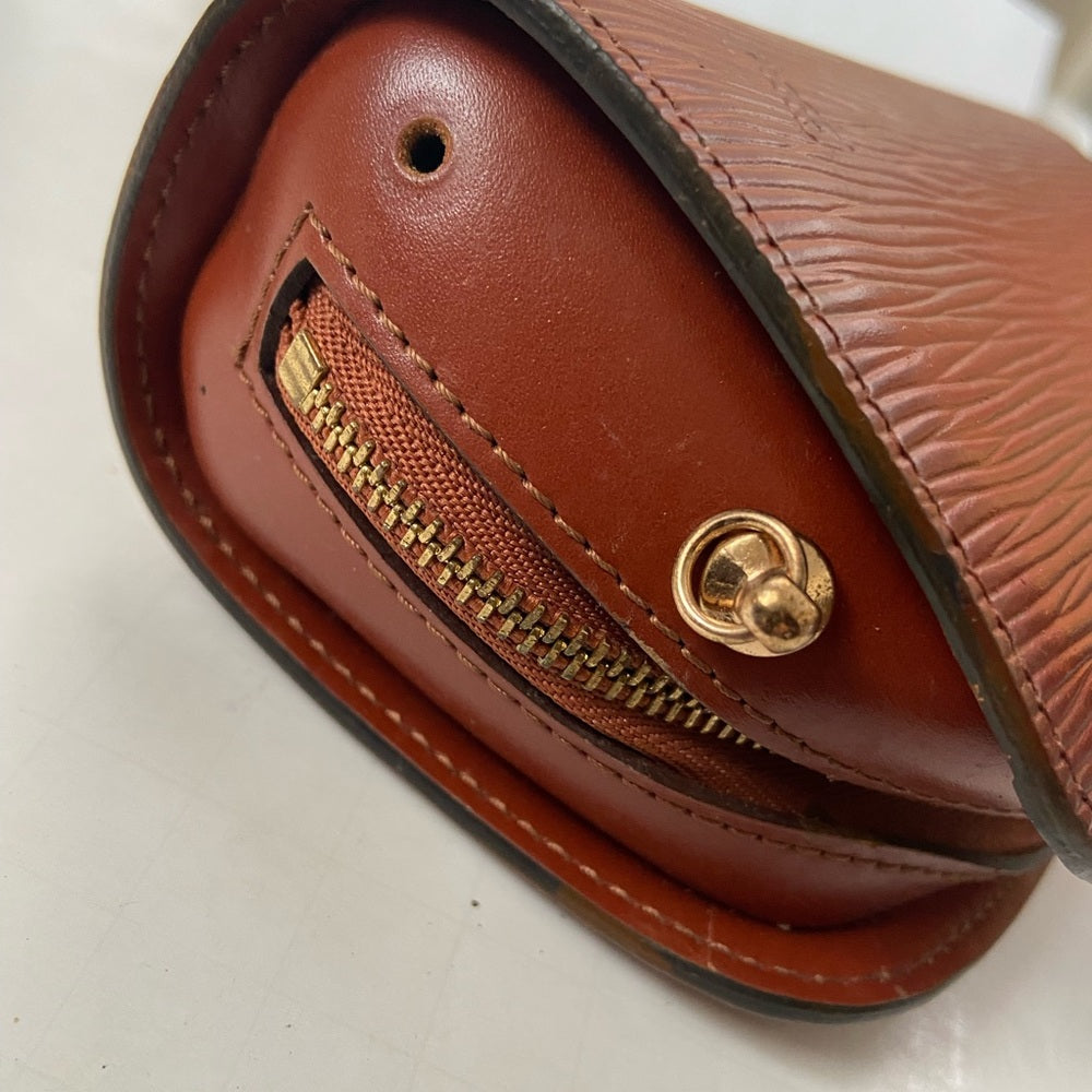 Louis Vuitton Brown Epi Leather Cosmetic Pouch-Crossbody