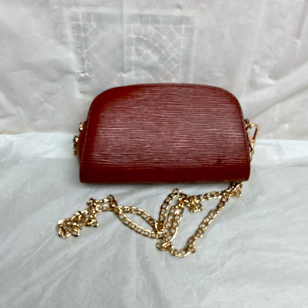 Louis Vuitton Brown Epi Leather Cosmetic Pouch-Crossbody