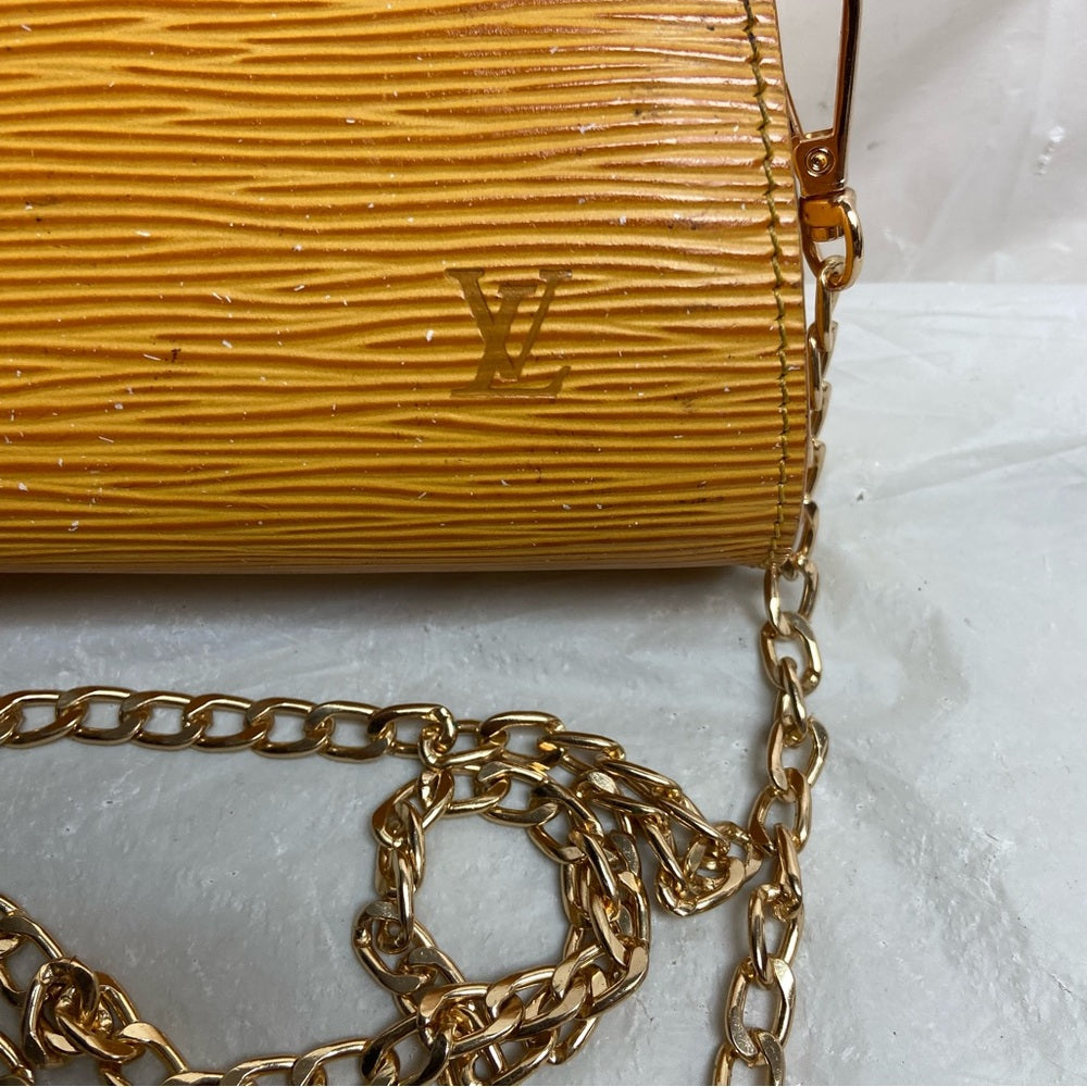 Louis Vuitton Yellow Epi Leather Cosmetic Pouch-CB
