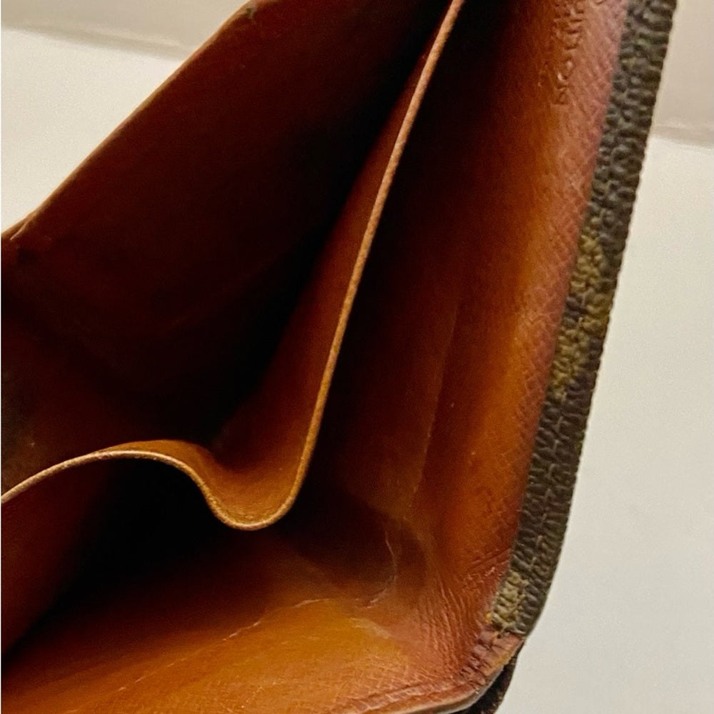 Vintage Louis Vuitton, Brown Mono, Mens Multiple Wallet (A) (882AN)