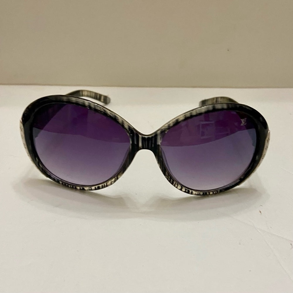 Vintage Louis Vuitton Gray Purple Sunglasses